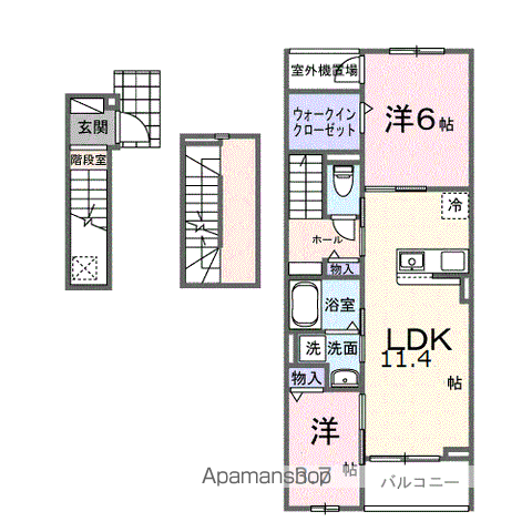 HIーROSETTA Cの間取り写真