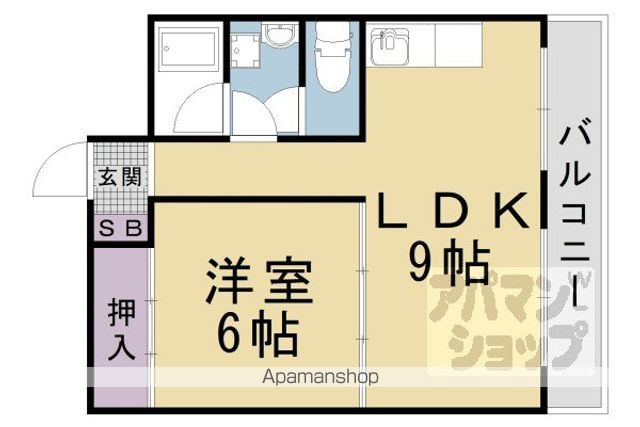 山科ハイツの間取り写真