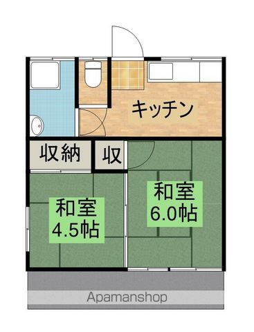戸越アパートの間取り写真