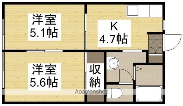 フレグランス寿 A棟の間取り写真