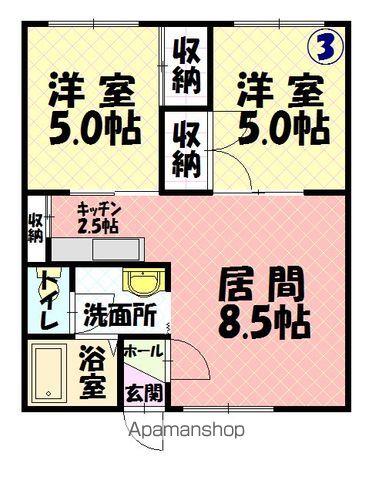 メゾンドエイシンの間取り写真