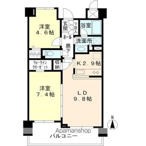 プレミアコンフォート高井戸の間取り写真