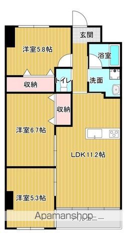アルコリバーサイドの間取り写真