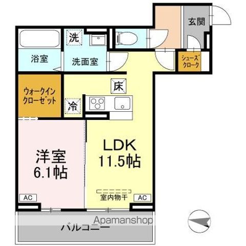 ソレイユ・イーストの間取り写真