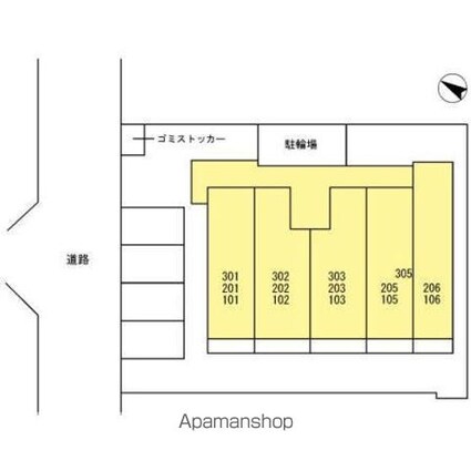 Ｄーｒｏｏｍ　エクウス[1K/32.37m2]の配置図