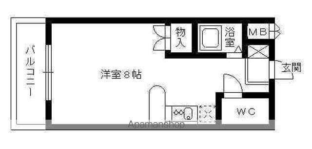 福岡市東区原田のマンションの間取り