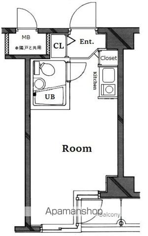 【大田区西蒲田のマンションの間取り】