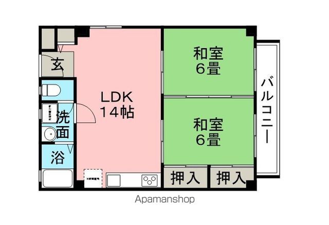 ハイツ24アイランドの間取り写真