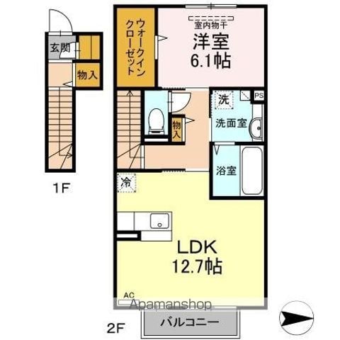 ルルベ・Kの間取り写真