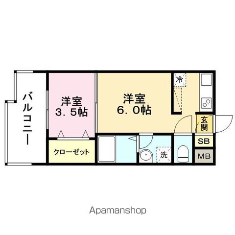 エステートモア平尾倶楽部の間取り