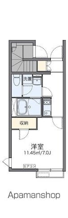 レオネクストミーヤ前野[1K/25.31m2]の間取図