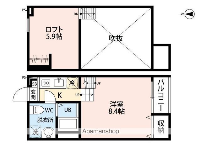 アヴァンツァーレの間取り写真