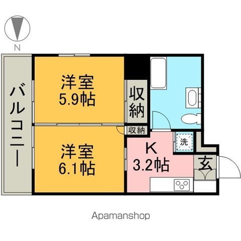 レインボーピア記念橋の間取り写真