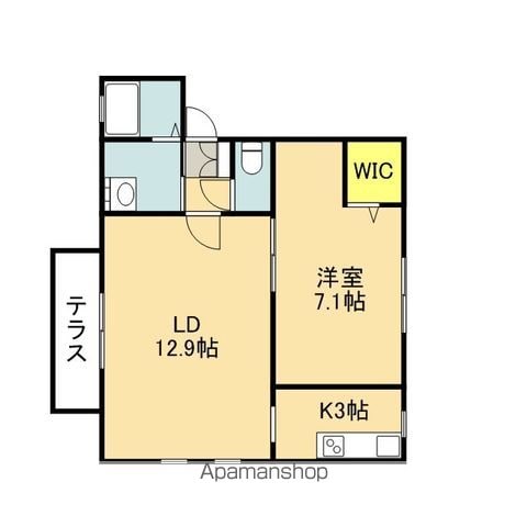 棒屋第四下池ハイツの間取り写真