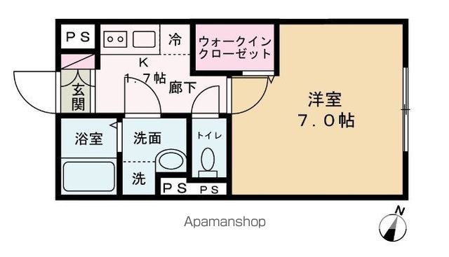 【エルファーロ笹塚Ⅱの間取り】