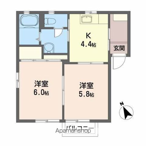ドリーム仁井田Aの間取り写真