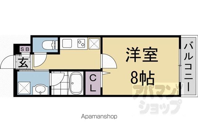 CREDOR東寺南の間取り写真