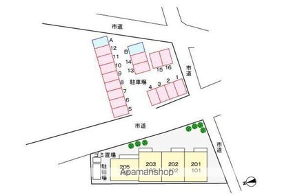 アルカンシエル[2LDK/58.8m2]の配置図