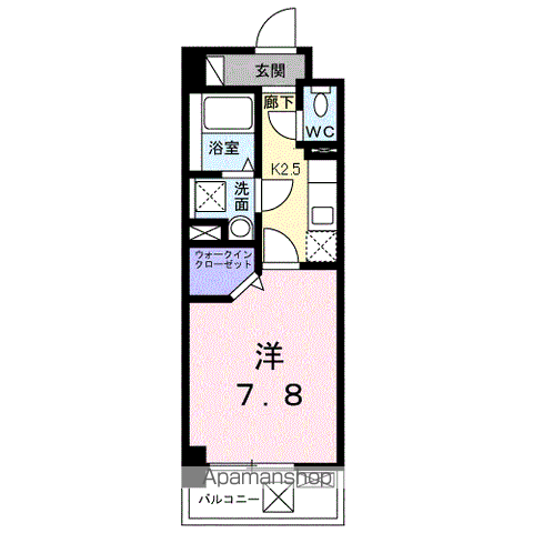 名取飯野坂壱番館の間取り写真