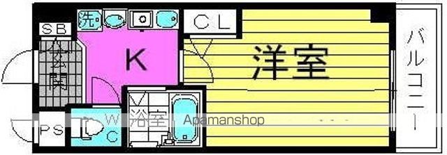 エスリード南森町駅前の間取り写真