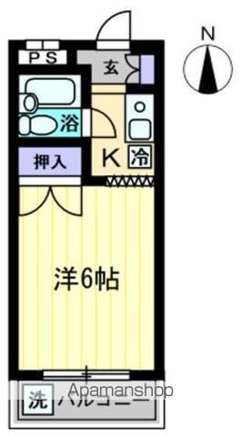 コーポシーサイドの間取り写真