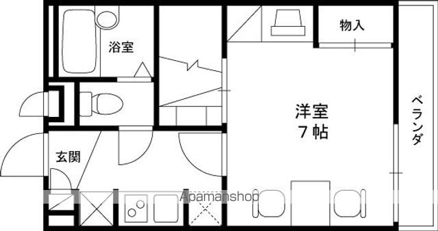 レオパレス月見橋の間取り写真