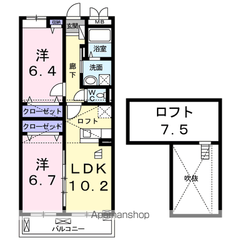 RIRIA VII6の間取り写真