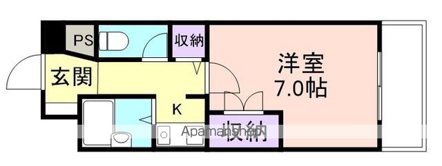 和歌山市新通のマンションの間取り