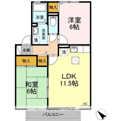 ルミエール小林の間取り写真