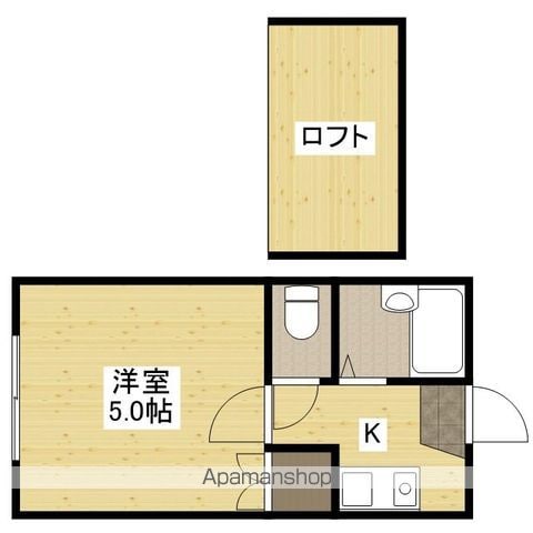横広コーポの間取り写真