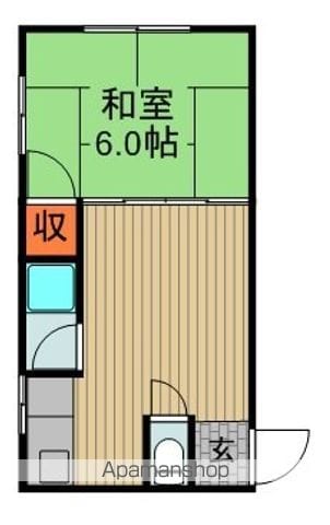 高瀬マンションの間取り写真
