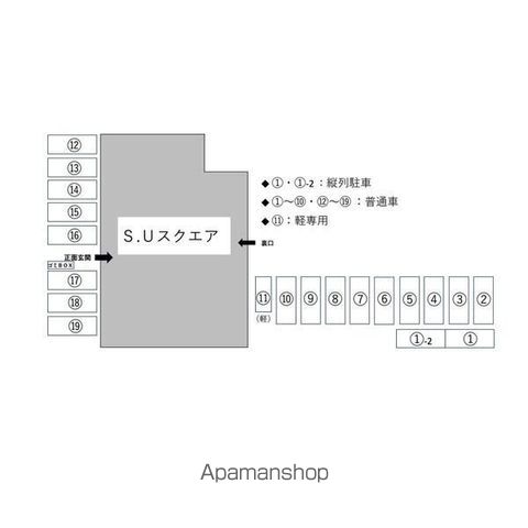 S.Uスクエアの内装写真