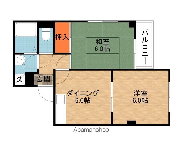エンゼルハイムOHTSUの間取り写真