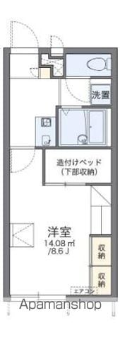 レオパレスS COURTの間取り写真