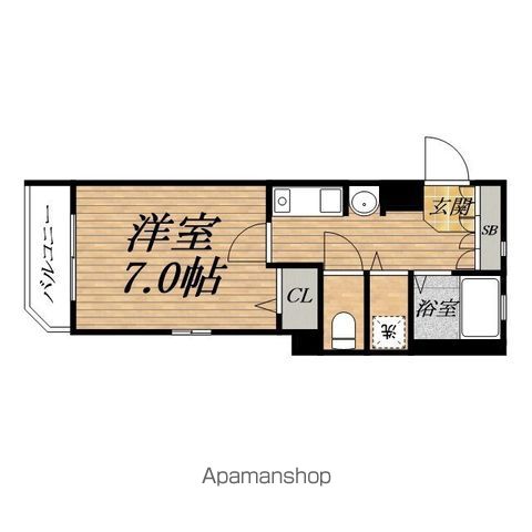 プレサンス東本町の間取り写真