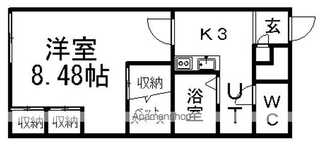 レオパレススカイヒル藻岩の間取り写真