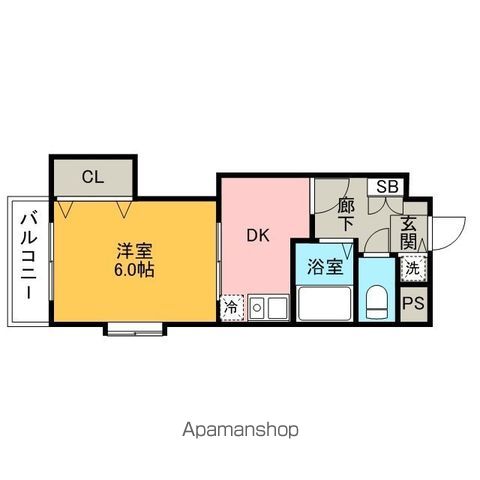 クロスステージ博多駅前の間取り写真