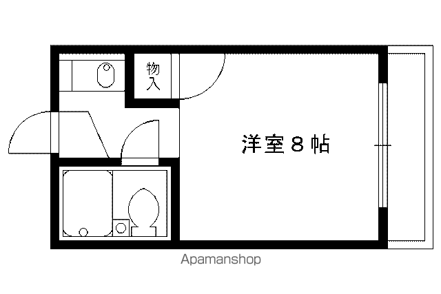 ヴィラ島本の間取り写真