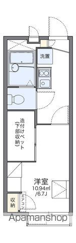 レオパレスメゾンヒーリングの間取り写真
