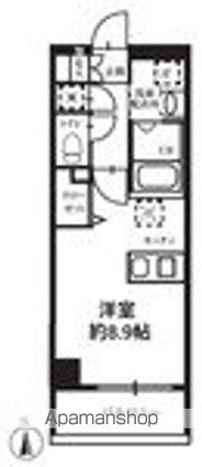 Ｔ’ｓ　ｇａｒｄｅｎ高円寺[1R/25.48m2]の間取図