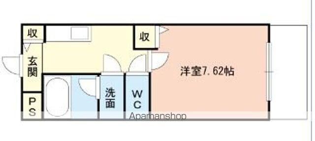 和歌山県和歌山市吉田[1K/24m2]の間取図