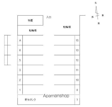 和歌山県和歌山市市小路[1R/24.57m2]の配置図