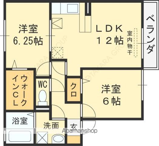 エスポワールKIVの間取り写真
