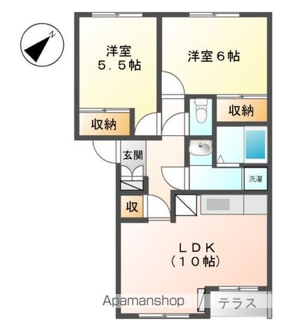 パーチェ西初石の間取り