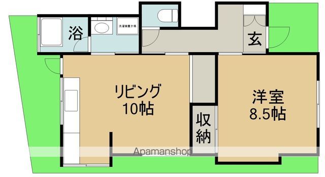 カレラ天神の間取り写真