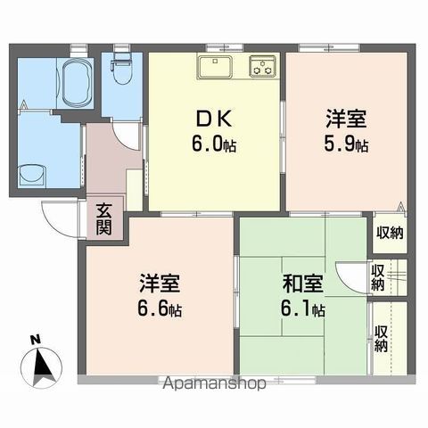 シャーメゾン橋田 C棟の間取り写真
