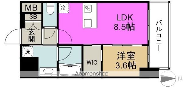 ORSUS大阪福島の間取り写真