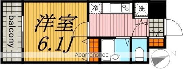 パレステュディオ飯田橋の間取り写真