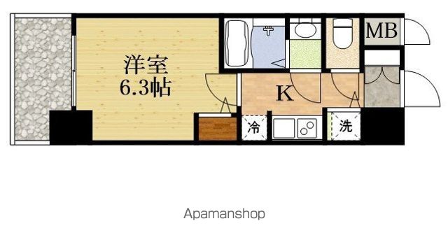 S−RESIDENCE江坂エミネンスの間取り写真