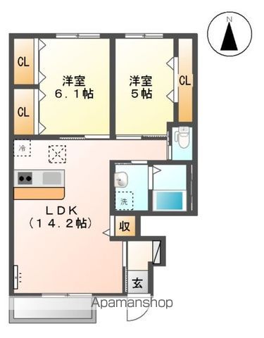 タカレジデンスの間取り写真